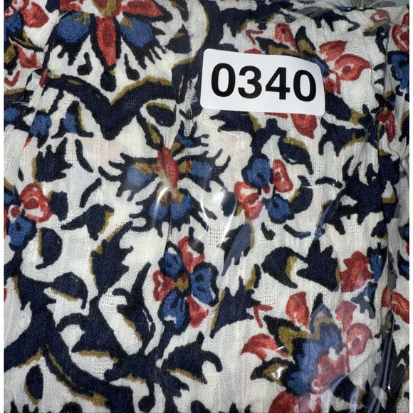 Cynthia Rowley Maxi Skirt Sz S Floral Shell Buttons Slit Front Tassel Flowy NWOT - Picture 10 of 10